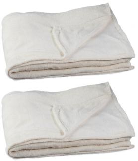 2 x Kuscheldecke extragroß champagner 10034062