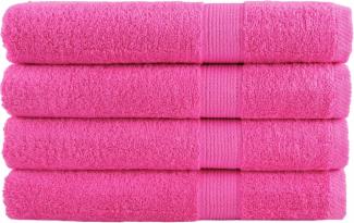 Premium-Handtücher 4 Stk Rosa 100x200cm 600g/m² 100% Baumwolle 137534