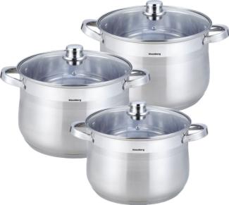 Klausberg POTS GASTRO STOCK POT 6 EL 10. 7L + 8. 6L + 7. 0L KLAUSBERG [KB-7177]