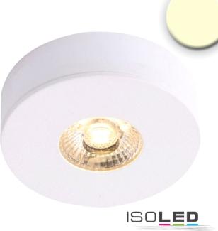 ISOLED LED Ein- und Unterbauleuchte MiniAMP weiß, 3W, 24V DC, warmweiß, dimmbar