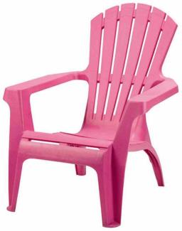 PROGARDEN Dolomiti Deckchair, pink Vollkunststoff