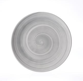 Ritzenhoff & Breker Valencia Teller, Speiseteller, Essteller, Keramik, Grau, Weiß, 21. 5 cm, 745030
