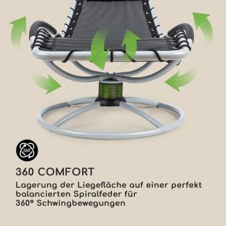 The Chiller Schwingliege 77x85x173cm 360 Comfort ComfortMesh schwarz Schwarz