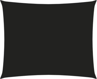 Sonnensegel Oxford-Gewebe Rechteckig 3,5x4,5 m Schwarz