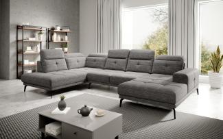 Wohnideebilder Bretan Grau Ecksofas & Eckcouches CO-BRE-LT-130MAR