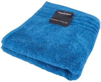 Traumschloss Gästehandtuch Premium-Line, Frottier (1-St), 100% amerikanische Supima Baumwolle mit 600g/m², Blau