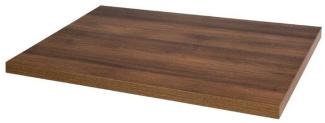 Bolero vorgebohrte rechteckige Tischplatte Rustikale Eiche, 1100 x 700 x 46 mm, Vorgebohrt
