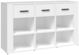 vidaXL Sideboard Weiß 100x30x59,5 cm Holzwerkstoff