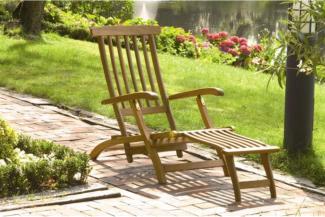 Deckchair Liegestuhl Sonnenliege Garten verstellbar
