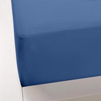 Formesse Bella Donna Boxspring Spannbettlaken Alto | 180x200 - 200x220 cm | meeresblau