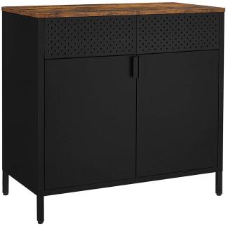 Aktenschrank mit zwei Türen 80x40x76 cm