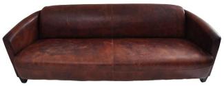Clubsofa Rocket 4-Sitzer Leder "Vintage-Cigar"