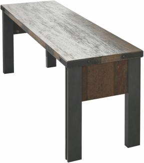 Sitzbank Prime in Used Wood Shabby und Matera grau 140 cm