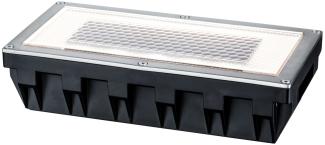 Paulmann No. 93775 Bodeneinbauleuchten-Set Solar Box LED Edelstahl, 1er Set