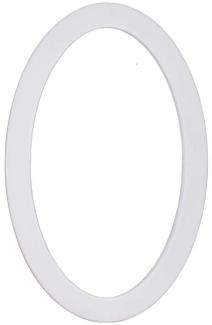 Vintage Spiegel weiß Oval