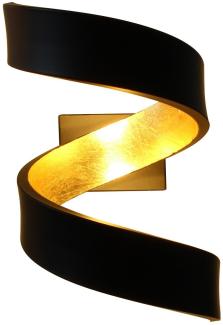 Luce Design LED Helix AP2 NER Wandleuchte spiralförmig ECO Light