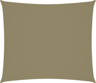 Sonnensegel Oxford-Gewebe Rechteckig 2x2,5 m Beige