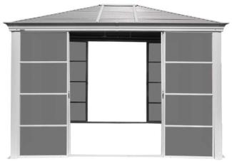 Sojag Aluminium Pavillon Striano 1214 | Champagner | 427x362x296 cm