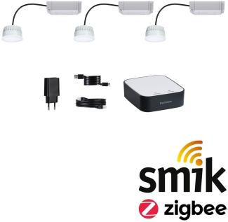 Paulmann 5182 Bundle Zigbee smik Gateway LED Modul Einbauleuchte RGBW Set