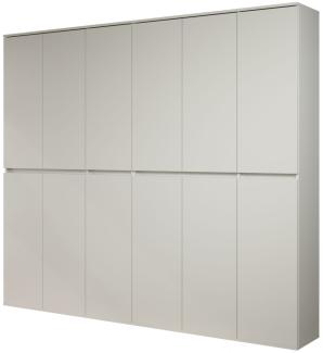 Garderobenschrank 'Nevada' Schuhschrank, weiß, 222 cm