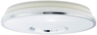 Brilliant Leuchten No. G97044-58 LED Deckenleuchte Visitation 49cm weiß silber
