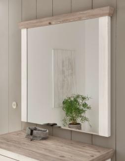 Spiegel Florenz 107x110cm Wandspiegel pinie weiß oslo pinie Flurspiegel