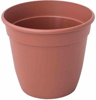 Standard-Pflanztopf 28 x 24,3 cm, terracotta Rundes Kunststoffgefäß mit Bodenlöchern