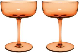 like. by Villeroy & Boch Like Glass Sektschale / Dessertschale 100 ml 2er Set Apricot - DS