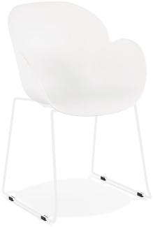 Kokoon Design Sessel Roxan Metall Weiß