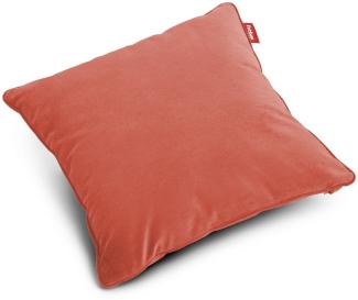 Square Pillow Velvet, recycled Rhubarb - 50 x 50 cm Kissen by fatboy