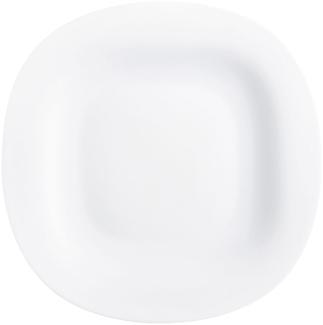 Flad plade Luminarc Carine Weiß Glas (Ø 26 cm) (24 Stück)