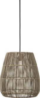 PR Home 6038-2503 Saigon Outdoor Pendelleuchte Polyrattan grau 38cm