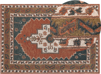 Teppich Wolle bunt 160 x 230 cm GELINKAYA