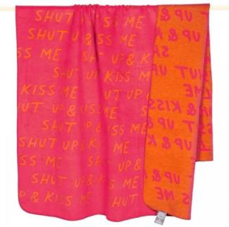 pad Decke Lust Shut Up and Kiss Me Pink (150x200cm) 11656-M40-1520