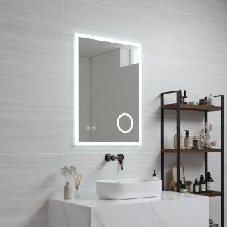 LED-Badspiegel Scafa 50x70 cm Weiß [pro. tec]
