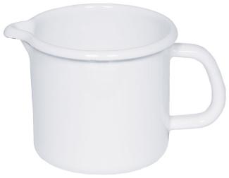 Riess Schnabeltopf Ø9cm 0,5Liter Emaille Classic Weiss
