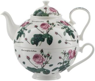 Tea for One Brillantporzellan: Luxuriöser Teegenuss für anspruchsvolle Genießer Englische Rose