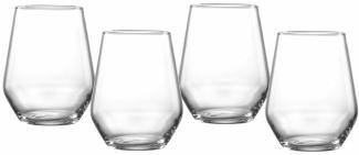Ritzenhoff & Breker Longdrinkglas Mambo 4er Set, Kristallglas, Klar, 400 ml, 813258
