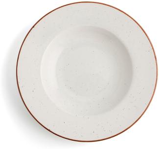 Suppenteller Ariane Terra aus Keramik Beige (Ø 26 cm) (6 Stück)