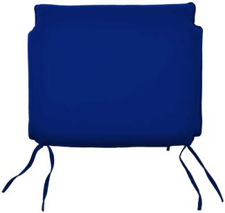 Sitzauflage 48 cm x 50 cm für Stapelstuhl Bari / Cosenza - blau