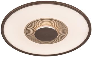 Fischer & Honsel 20747 LED Deckenleuchte Veit 54W tunable white 62cm rostfarben gold matt