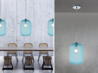 Luce Design Ashford S20 BLU Pendelleuchte 1-flammig ECO Light