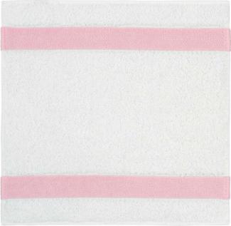 Feiler Handtücher Exclusiv mit Chenillebordüre | Seiftuch 30x30 cm | rose