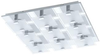 Eglo 93315 Wandleuchte/Deckenleuchte LED VICARO chrom, LED max. 9X2,5W