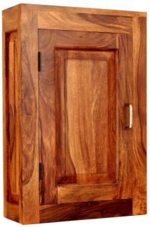 Badezimmer-Wandschrank Suri 40x60x15 aus indischem Sheesham-Holz