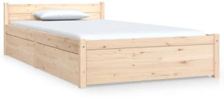 Bett mit Schubladen 90x200 cm [3103483]