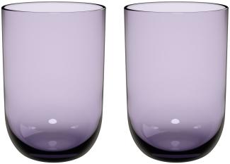 like. by Villeroy & Boch Like Glass Longdrinkbecher 385 ml 2er Set Lavender - DS