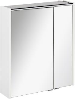 Fackelmann LED Spiegelschrank DV 60 cm breit, Weiß