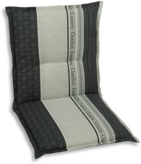 GO-DE Niederlehner-Auflage 100x50x7 cm grau Sitzkissen Sitzpolster Sitzauflage