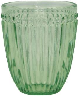 Greengate Wasserglas Alice Pale Green Glas